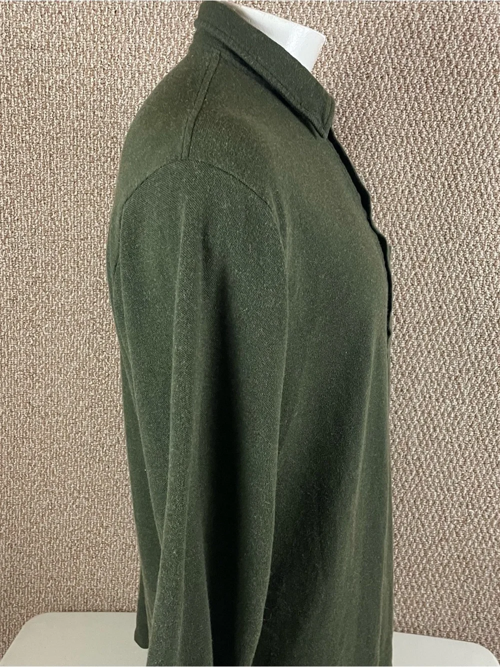Vintage Polo Ralph Lauren Polo Shirt Mens Large Green Made In USA 90s Knit 270